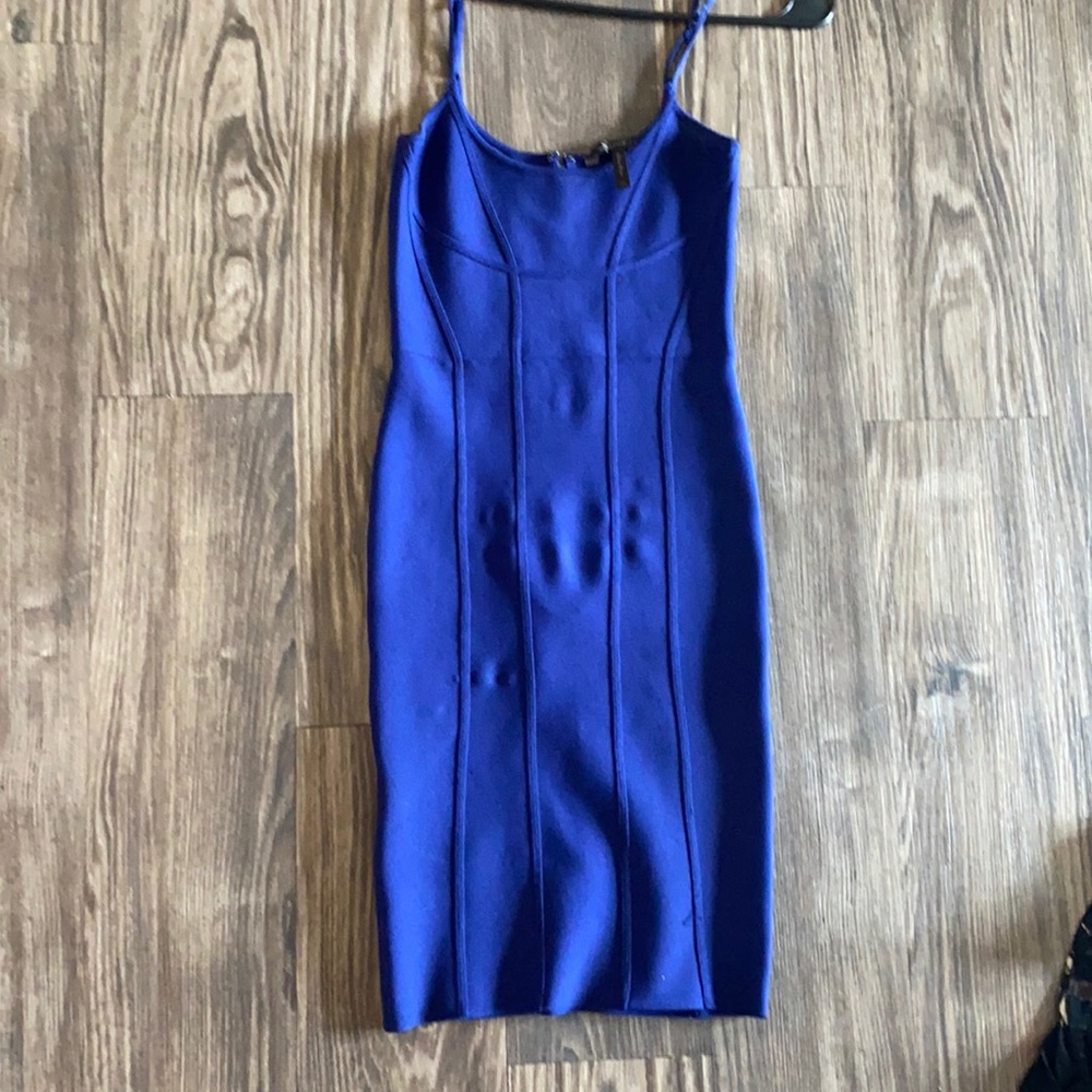Blue cocktail dress